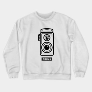 Focus Retro Camera Crewneck Sweatshirt